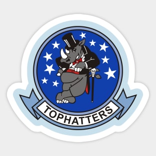 F/A18 - Rhino - VFA14 Tophatters Sticker